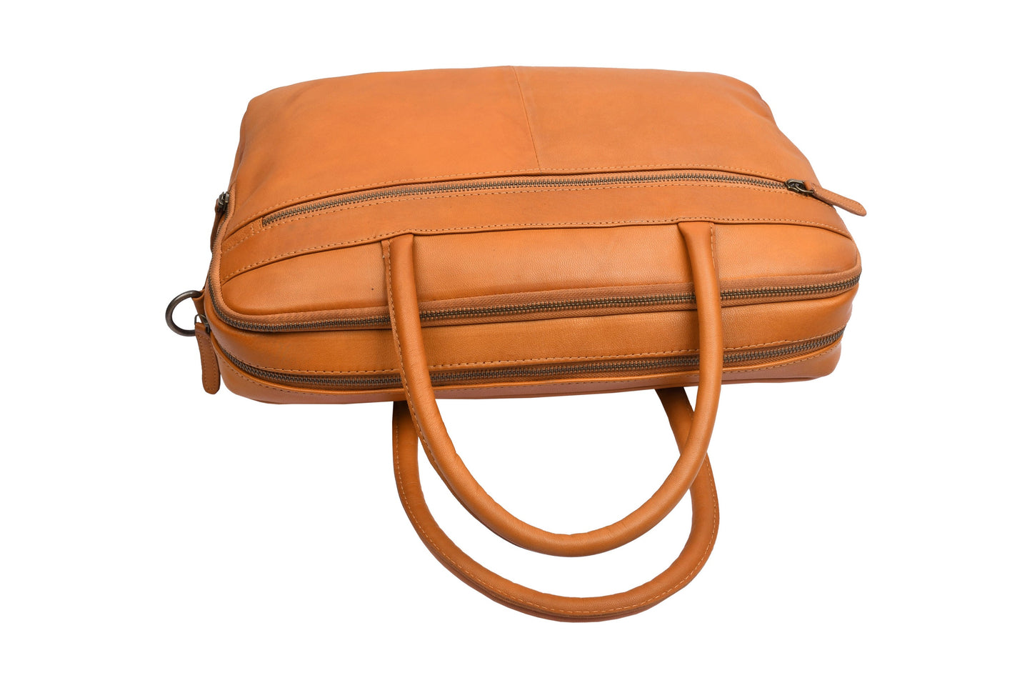 Laptoptasche Faust doppelt - Cognac
