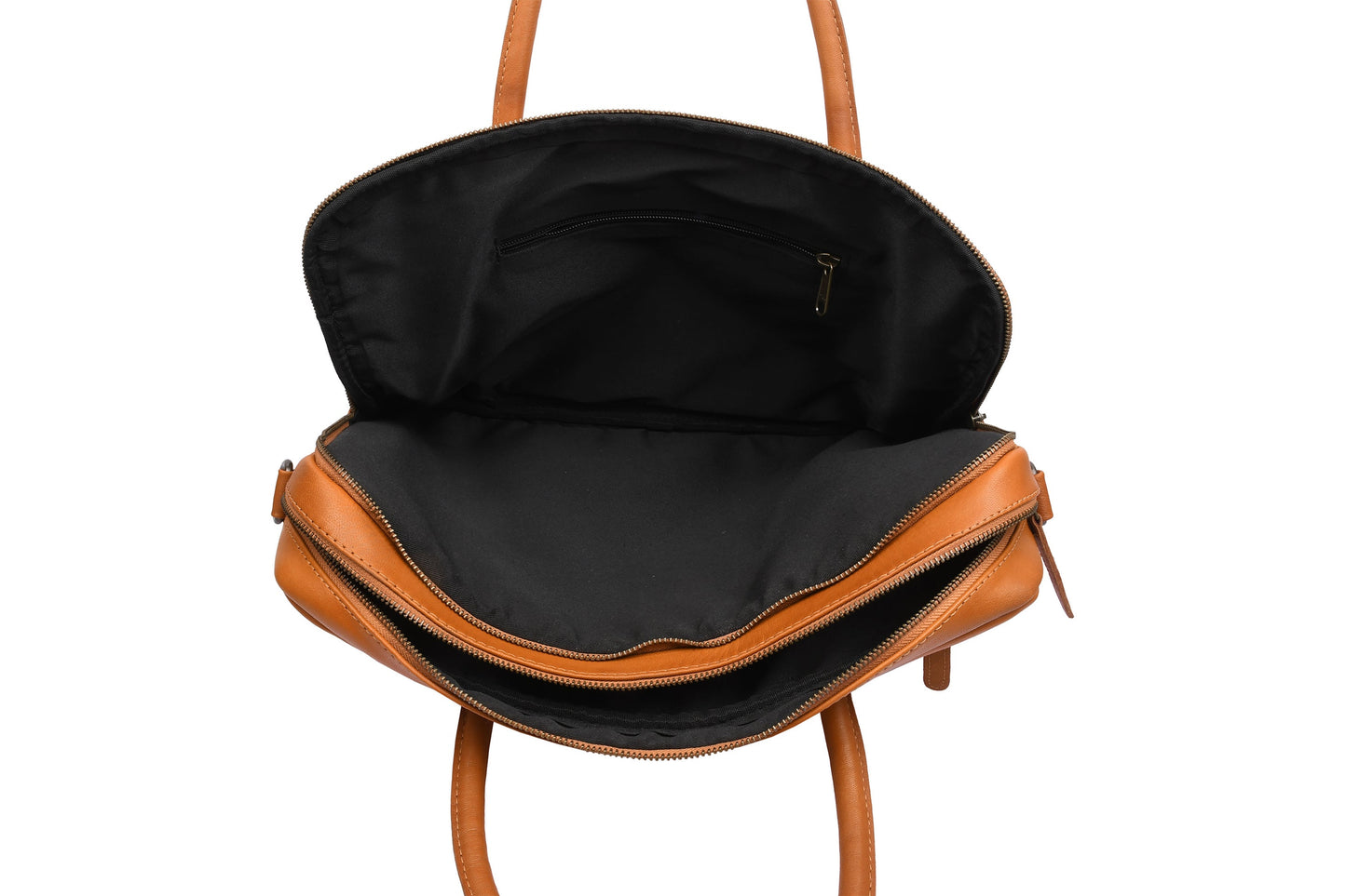 Laptoptasche Faust doppelt - Cognac