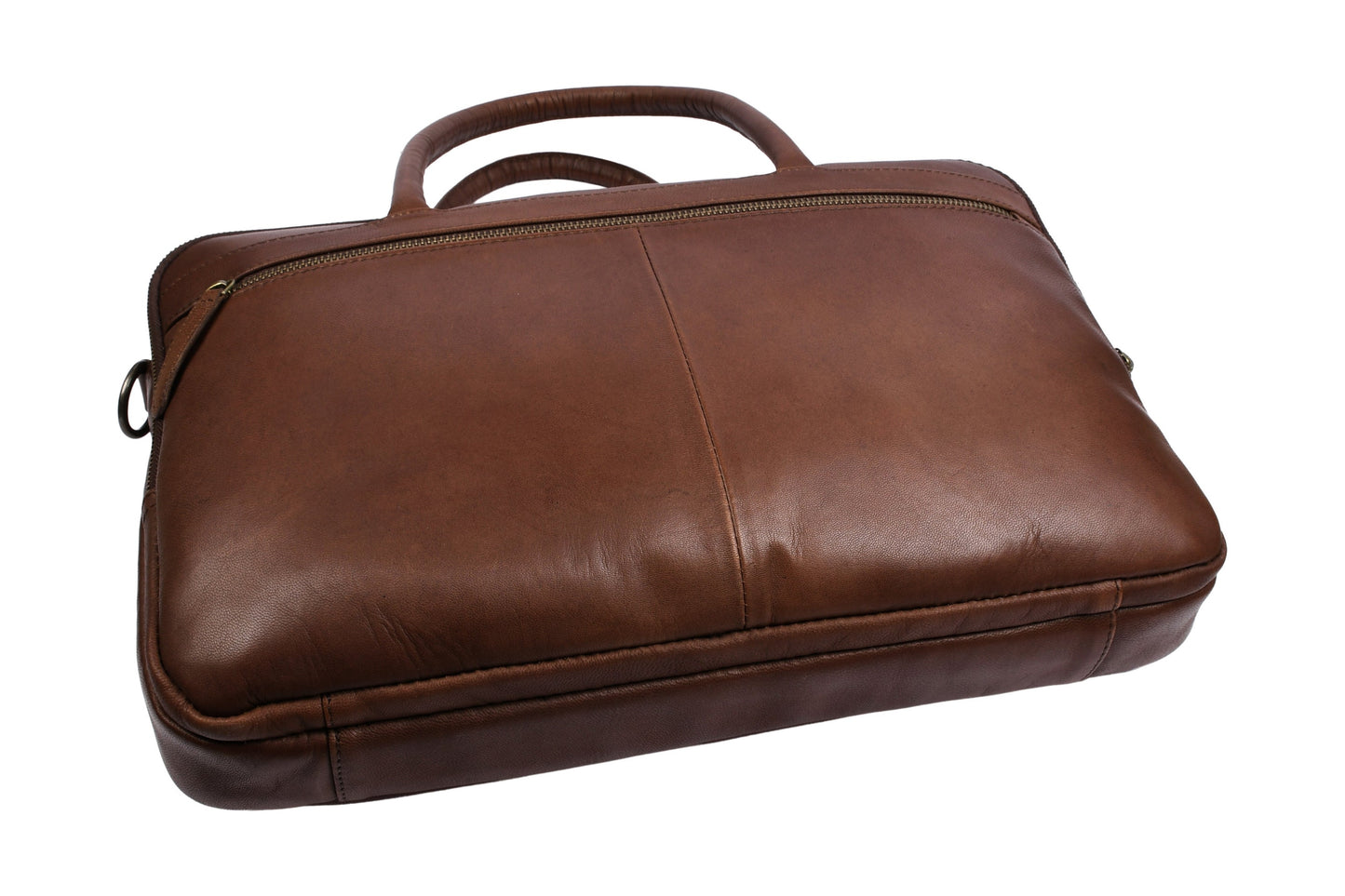 Laptoptasche Faust doppelt - Dark brown
