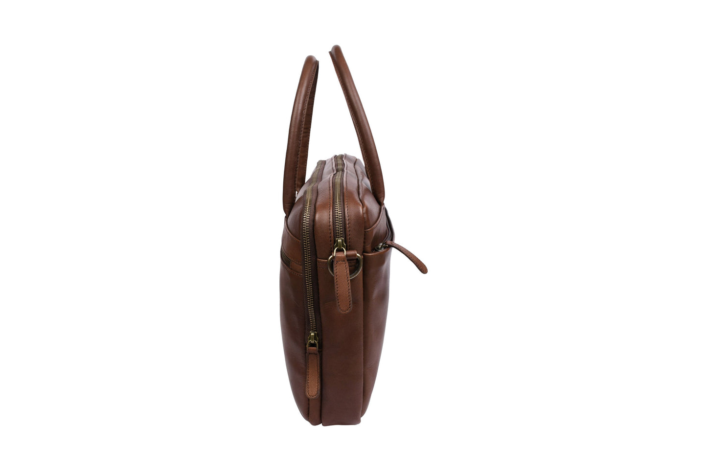 Laptoptasche Faust doppelt - Dark brown