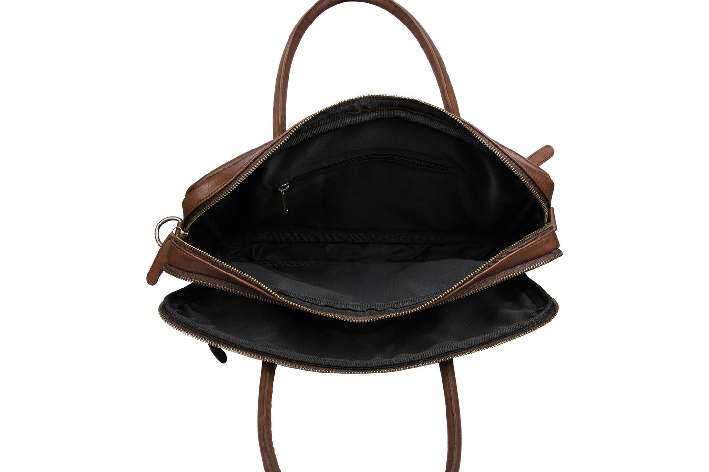 Laptoptasche Faust doppelt - Dark brown