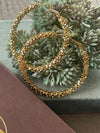Ohrringe INA Hoops Large - 18K vergoldet