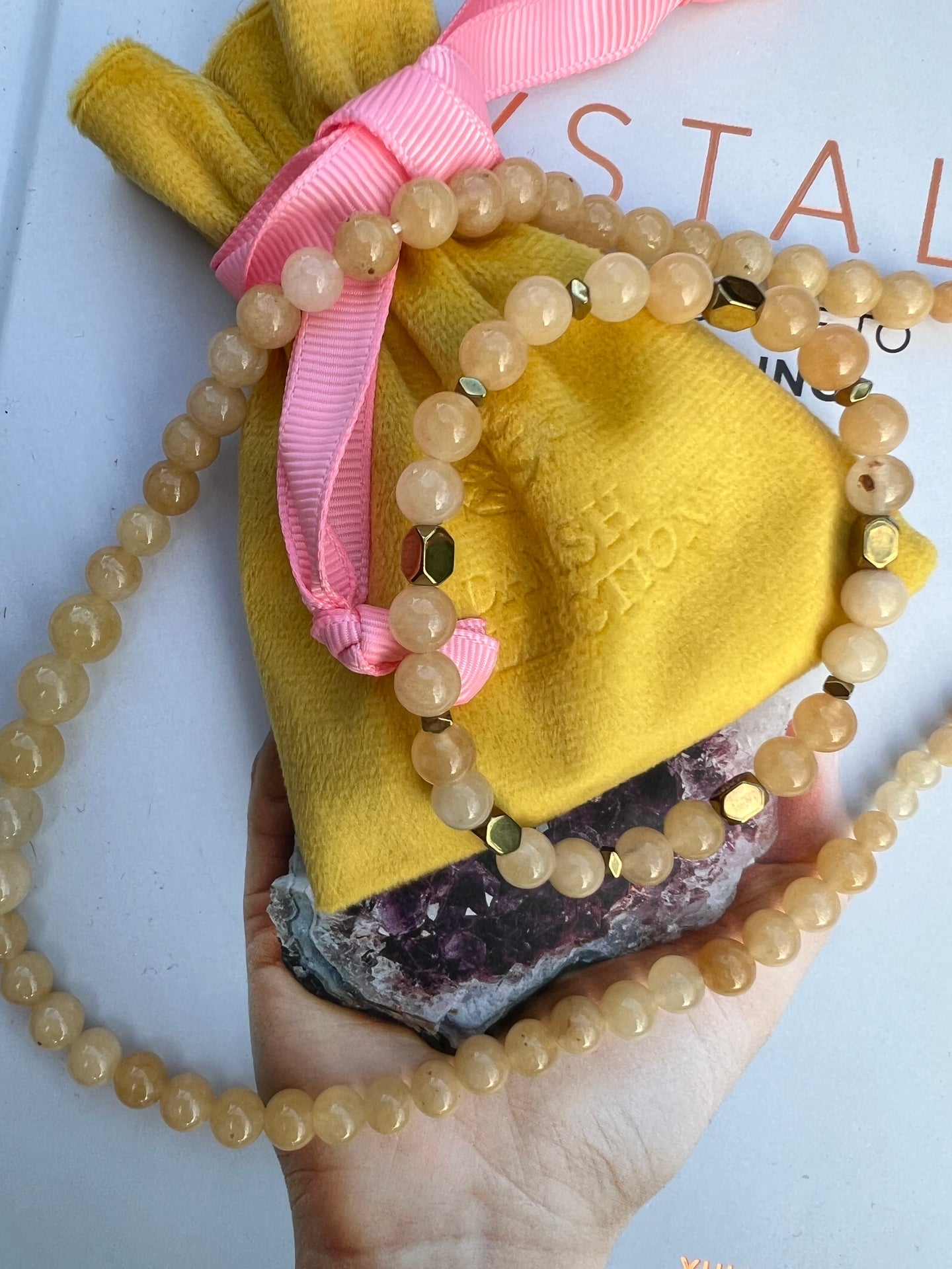 Jasmin Halskette/Armband-Set - Sommer-Deal