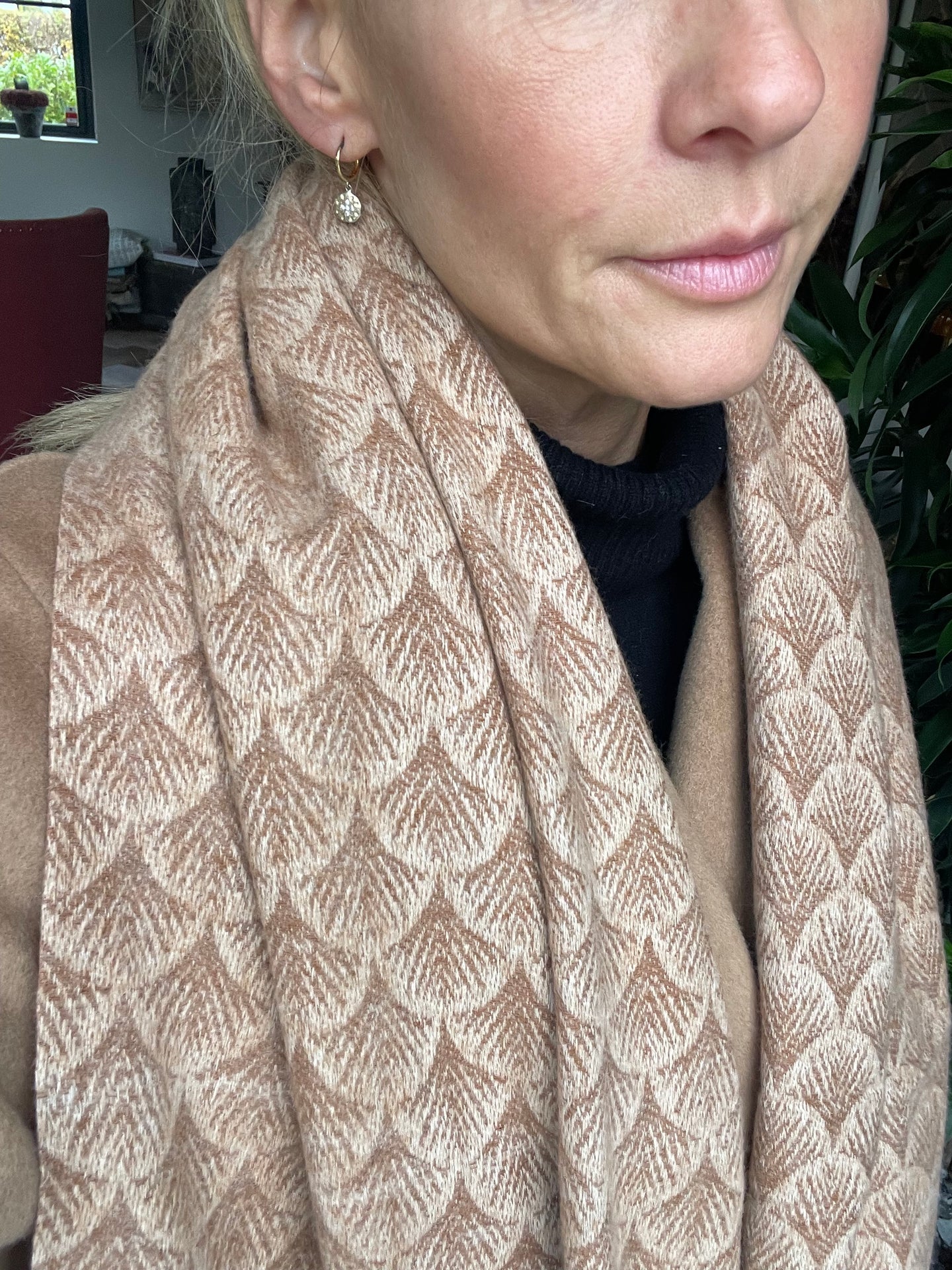 Schal Malene - Cognac