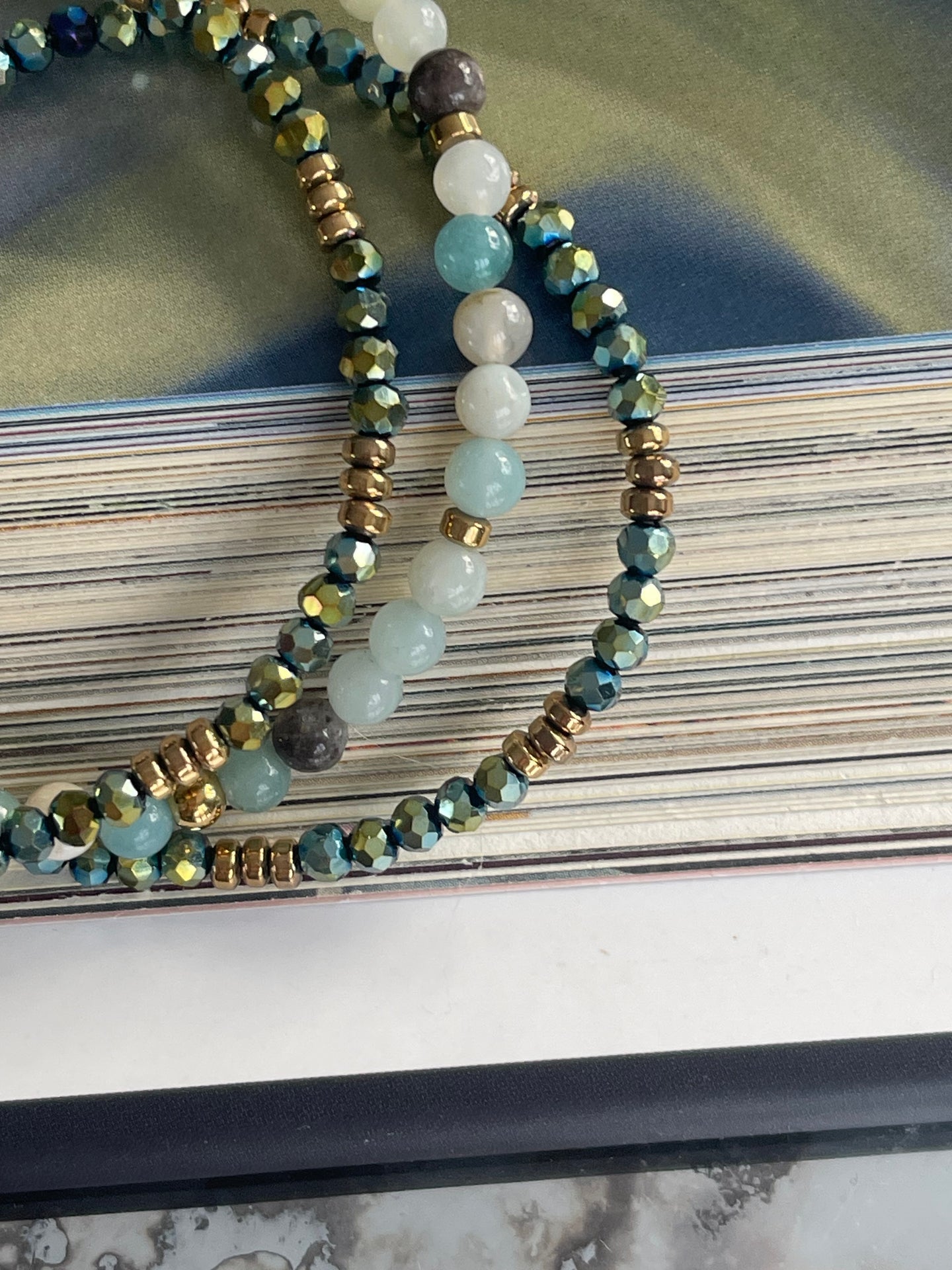 Armband Leah Emerald – Set mit 3 Armbändern