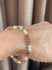 Armband Asta - Naturstein vergoldet