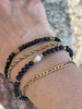 Armband Erika black - Set mit 4 Armbändern