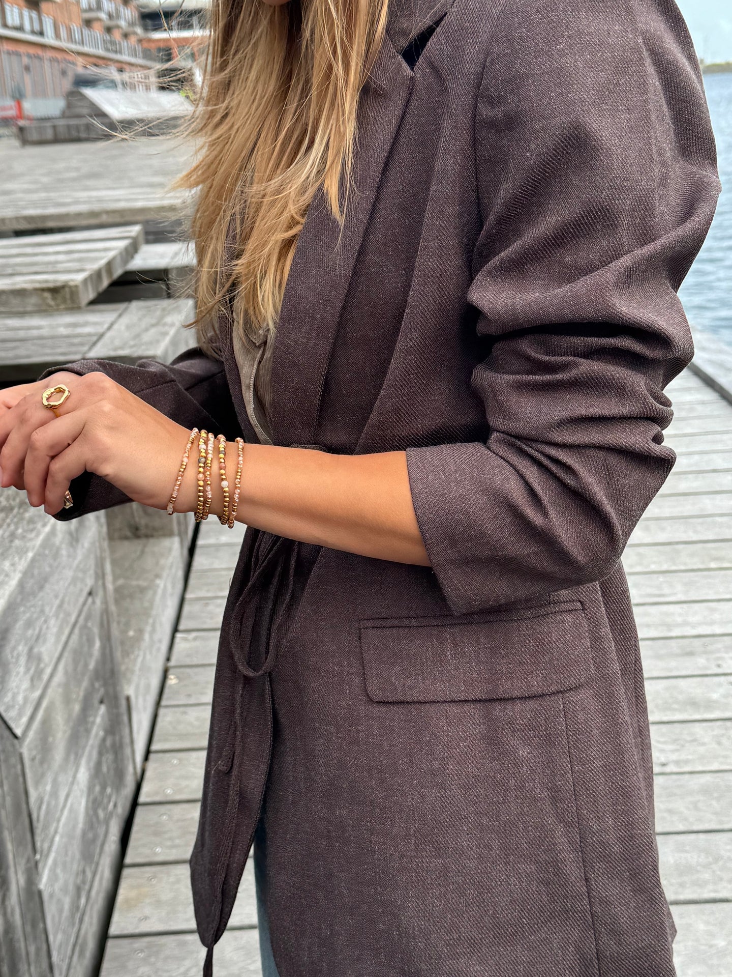 Armband Ofelia Natur - Set mit 5 Armbändern