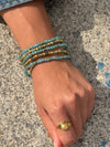 Armband Ofelia Aqua - Set mit 5 Armbändern