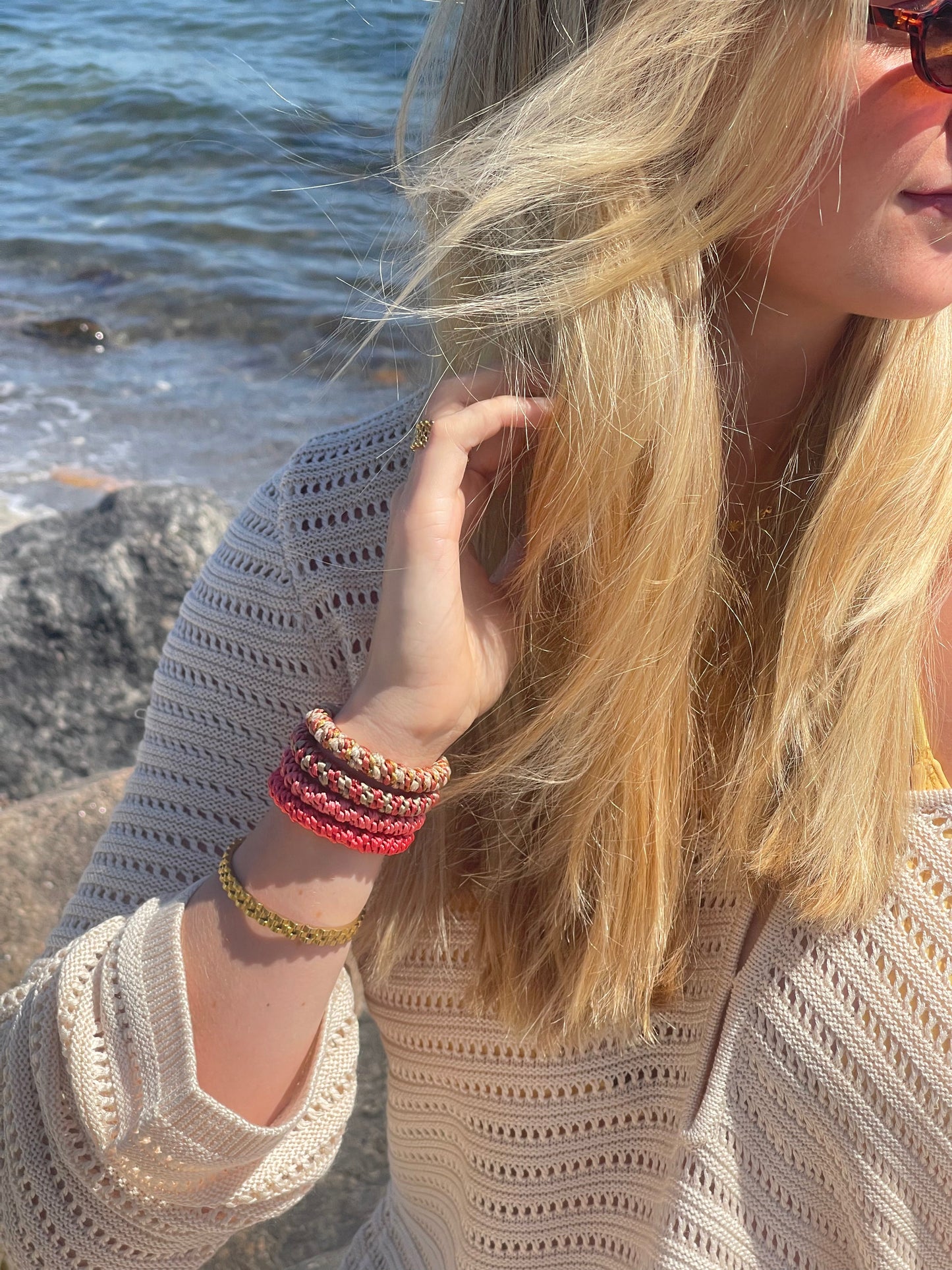 Haargummis Supreme Coral – 4 Stk.