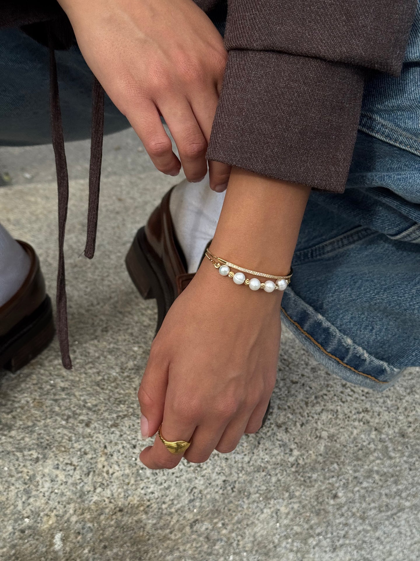 Armband Casja vergoldet
