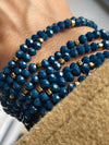 Armband Merle Meerblau - Set mit 3 Stück