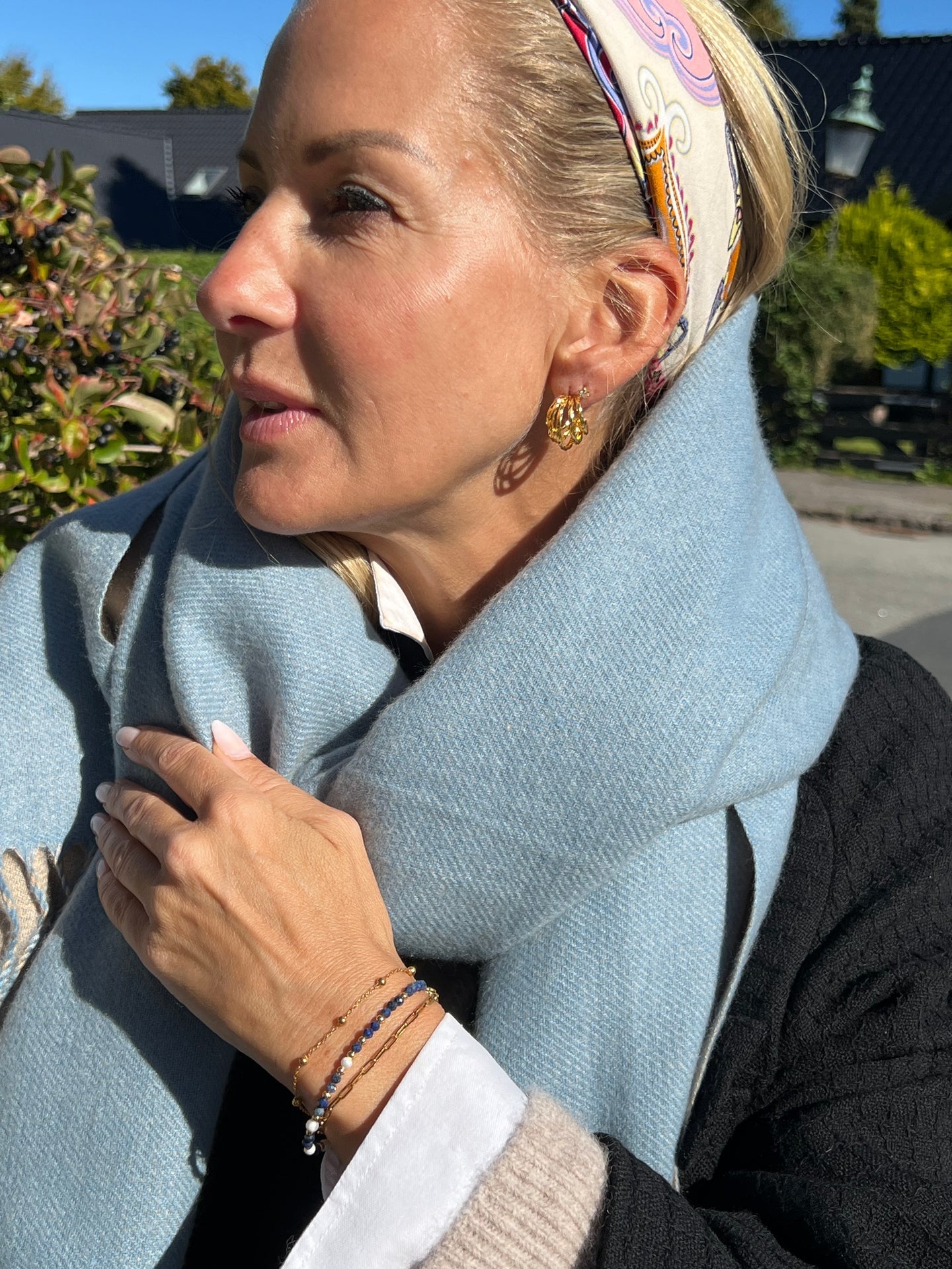 Armband-Set Lilja mit 3 Stk. - Echte Süßwasserperlen