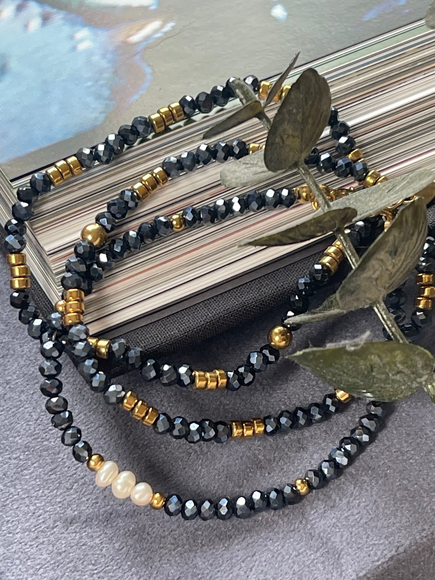 Armband Dark Navy LIMITED EDITION - Set mit 3 Stk