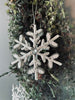 Weihnachtsanhänger silver / white mix