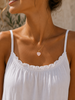 Laia Halskette Naturstein/Herz - Soft Pink