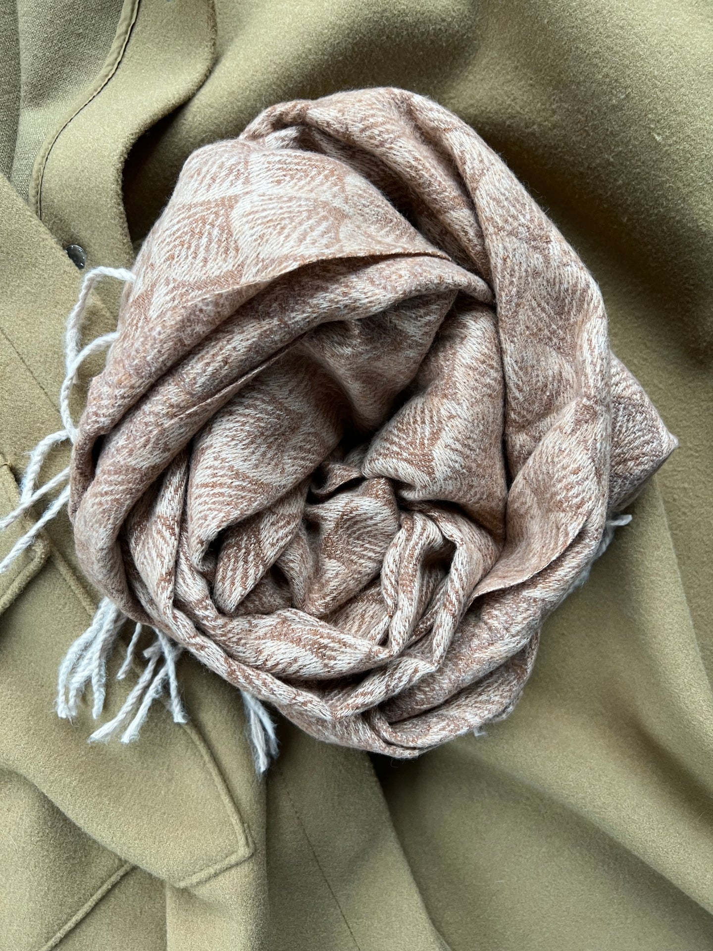 Schal Malene - Cognac
