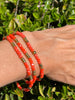 Armband Merle Orange - Set mit 3 Stk
