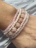 Armband MICHELLE Soft Rose / Mix - 5 Stk