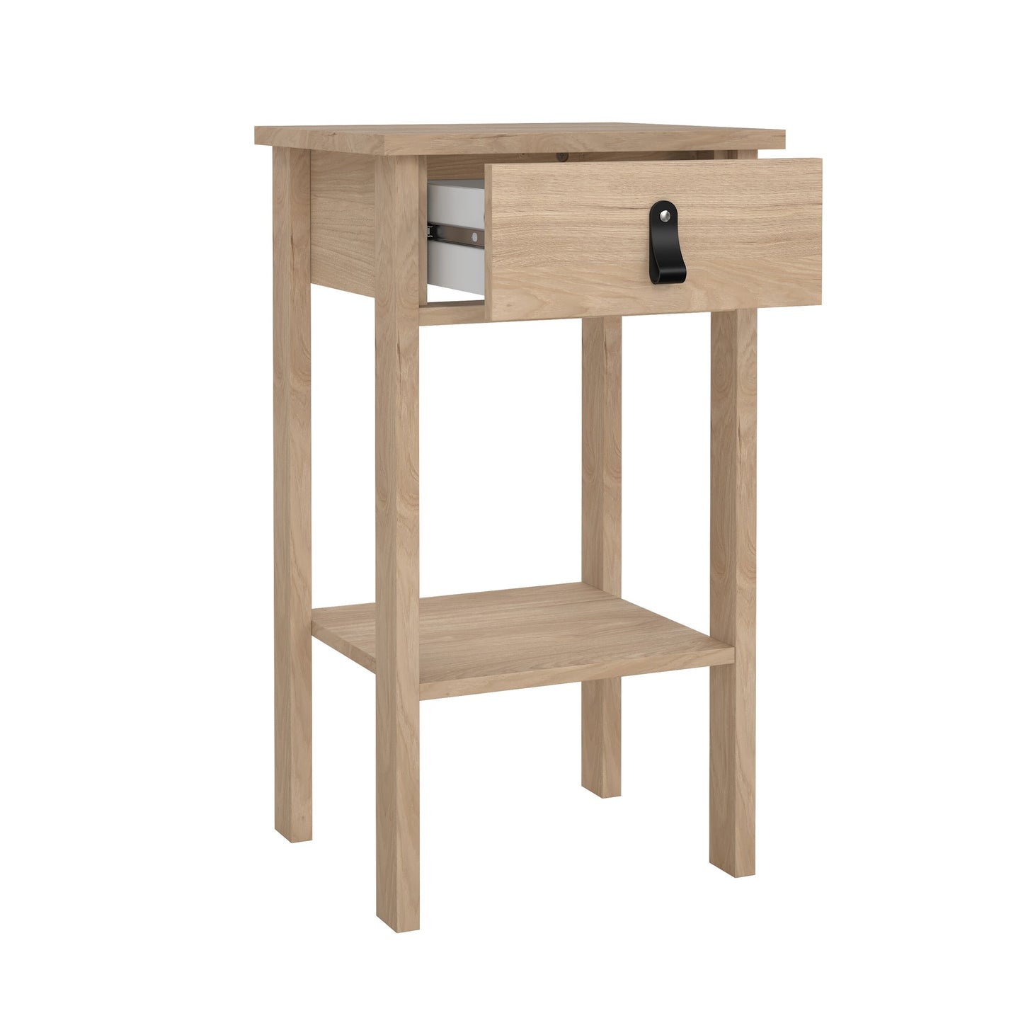 Tisch mit Schublade und Ablage - Holzoptik