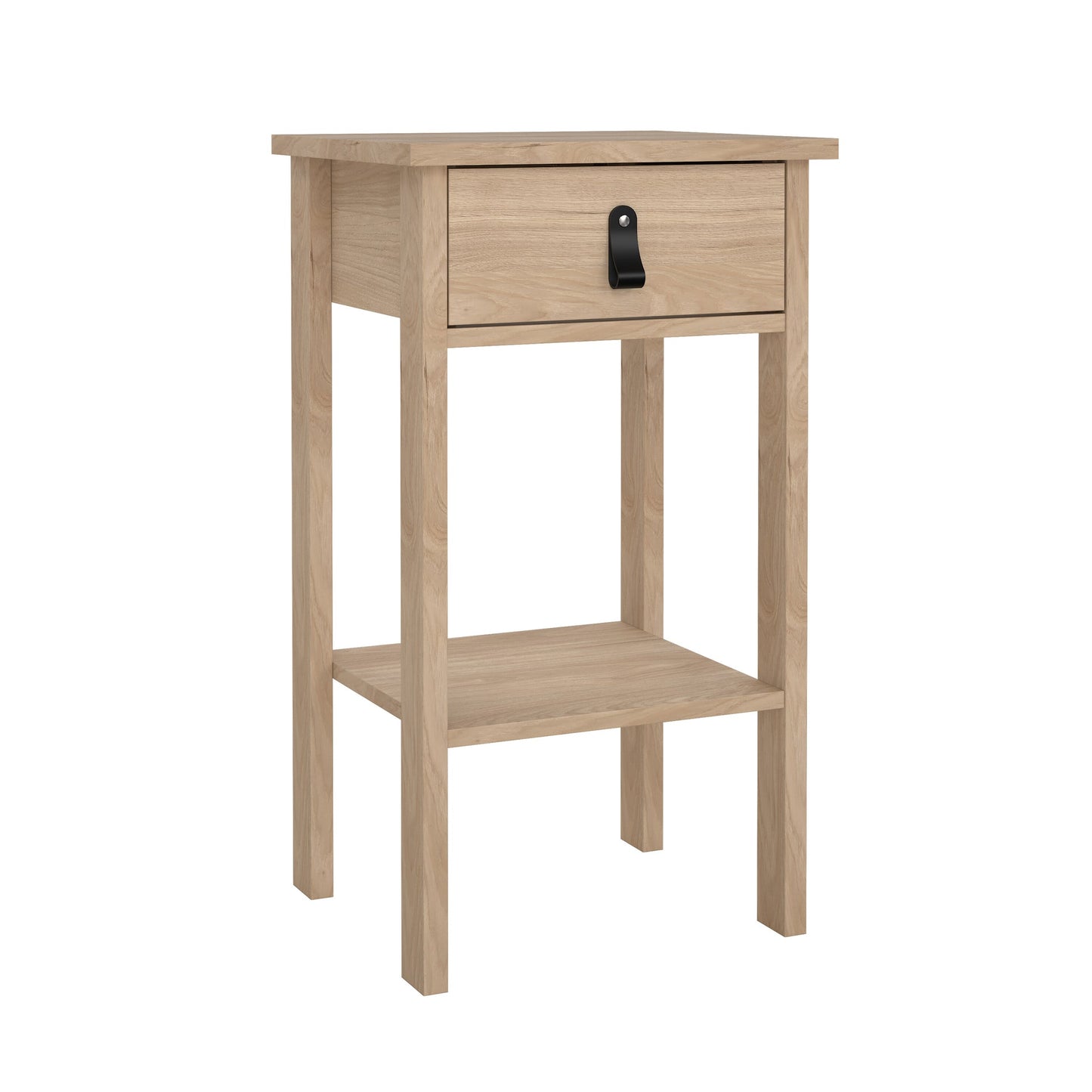 Tisch mit Schublade und Ablage - Holzoptik