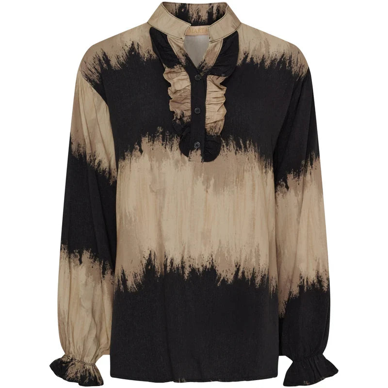 Hemd Aya Dark Camel