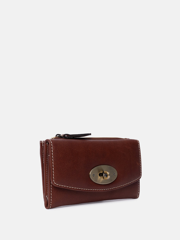 Portemonnaie Saya Big - Cognac
