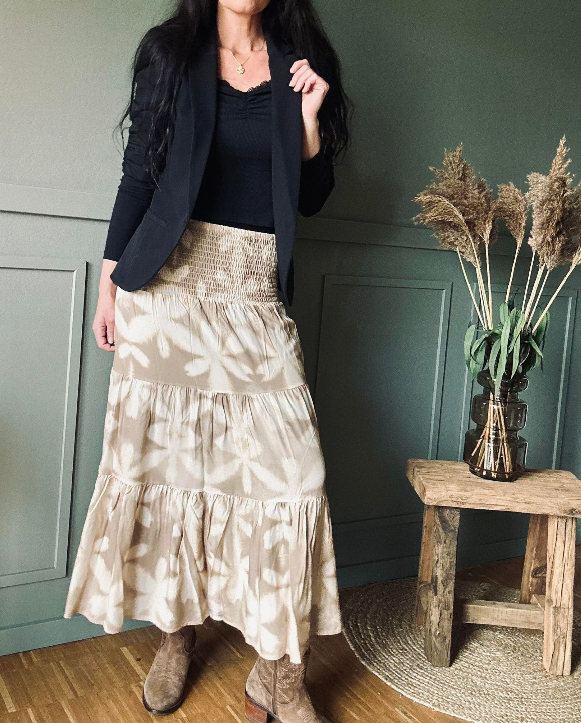 Rock Boho Leaf beige
