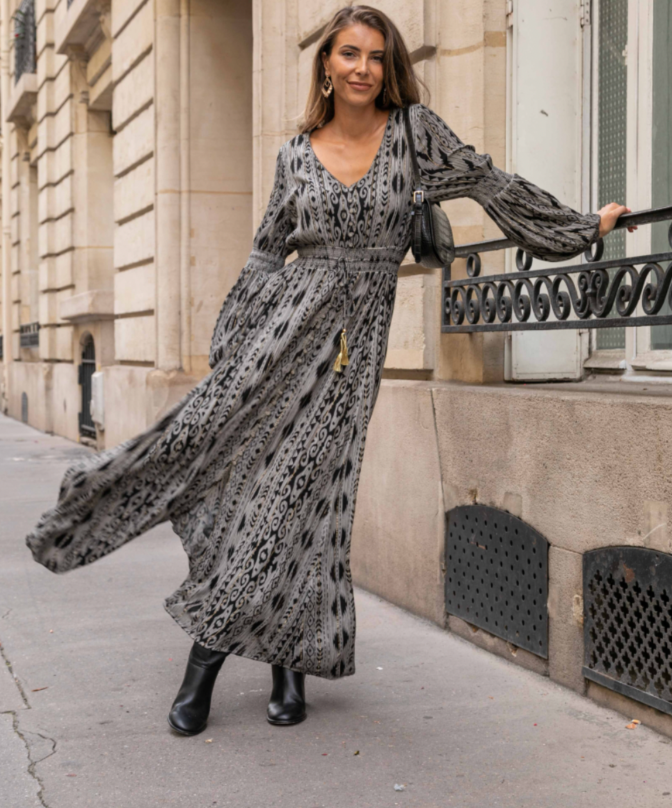 Kleid Hallie Grau