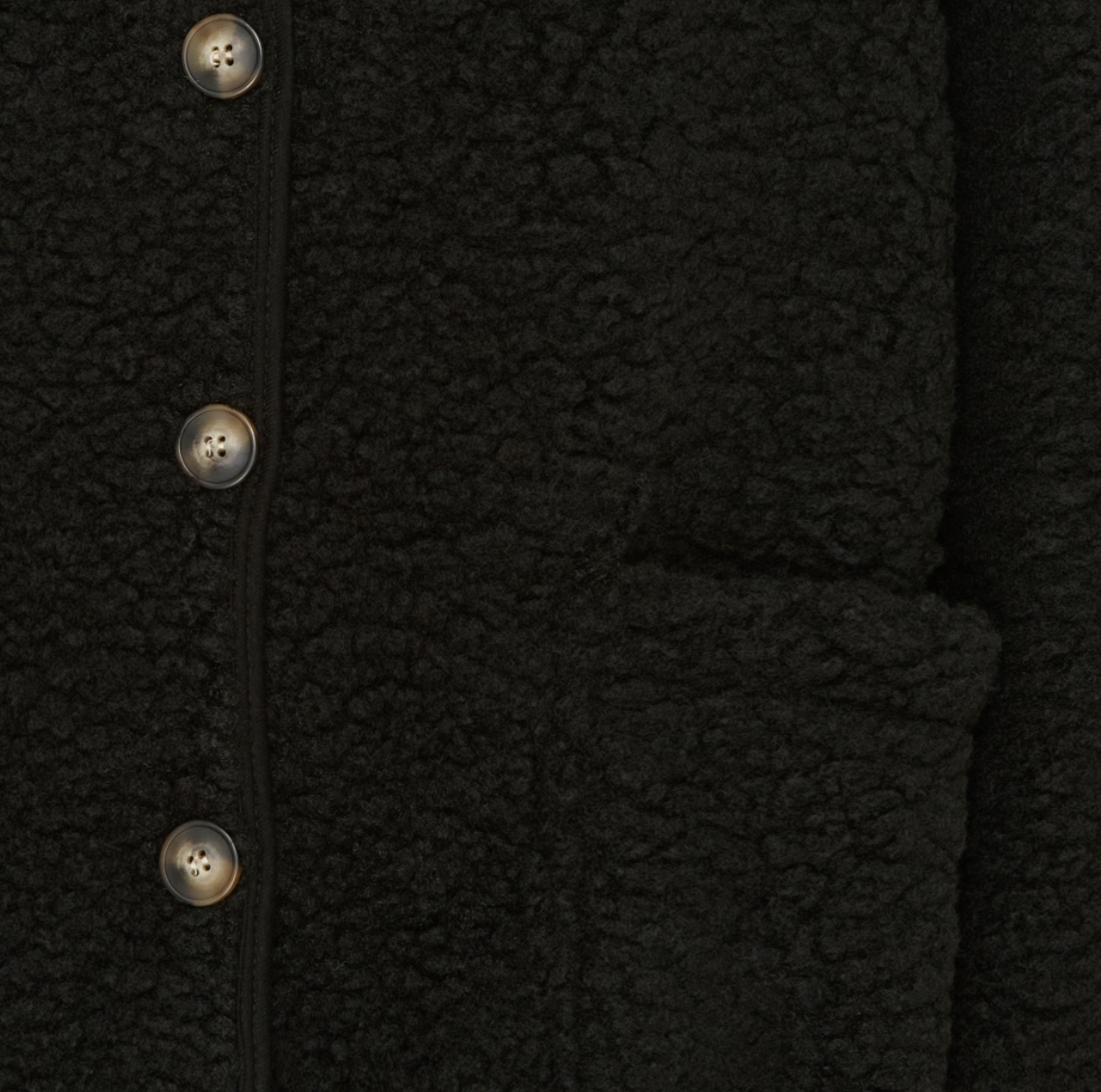 Jacke Lucile Black Teddy