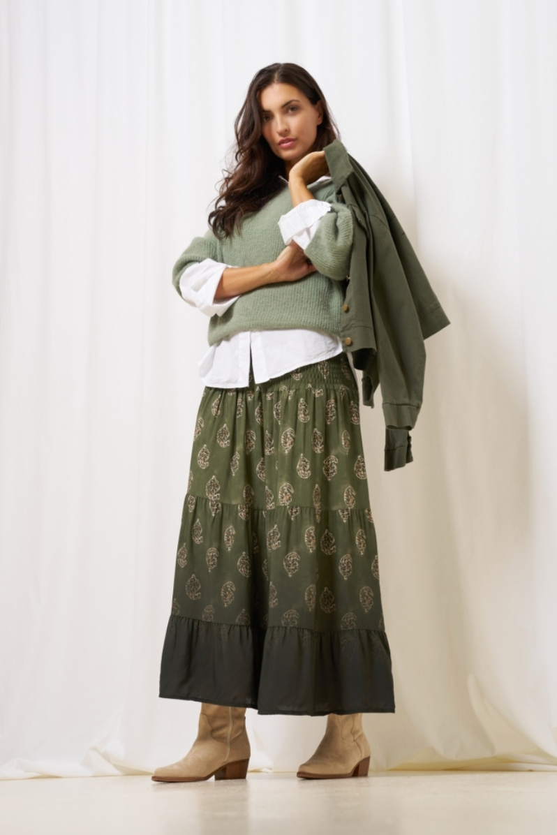 Rock mit Smock - Military Faded