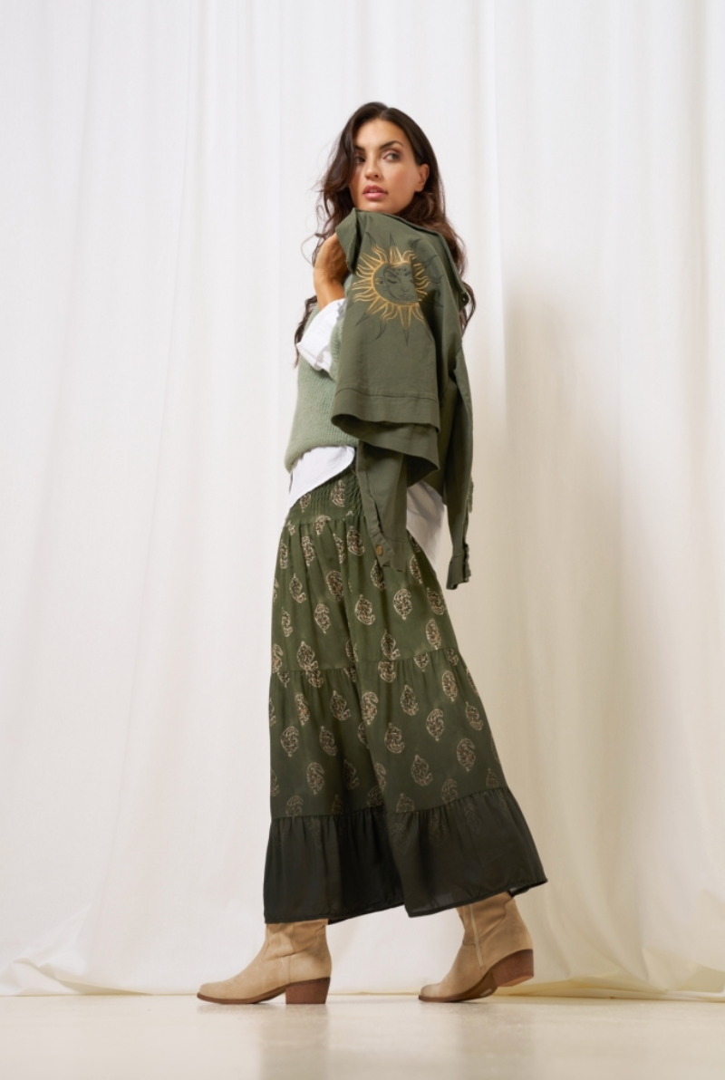 Rock mit Smock - Military Faded
