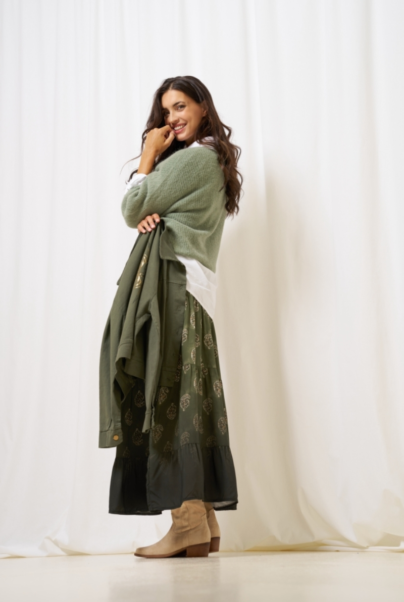 Rock mit Smock - Military Faded