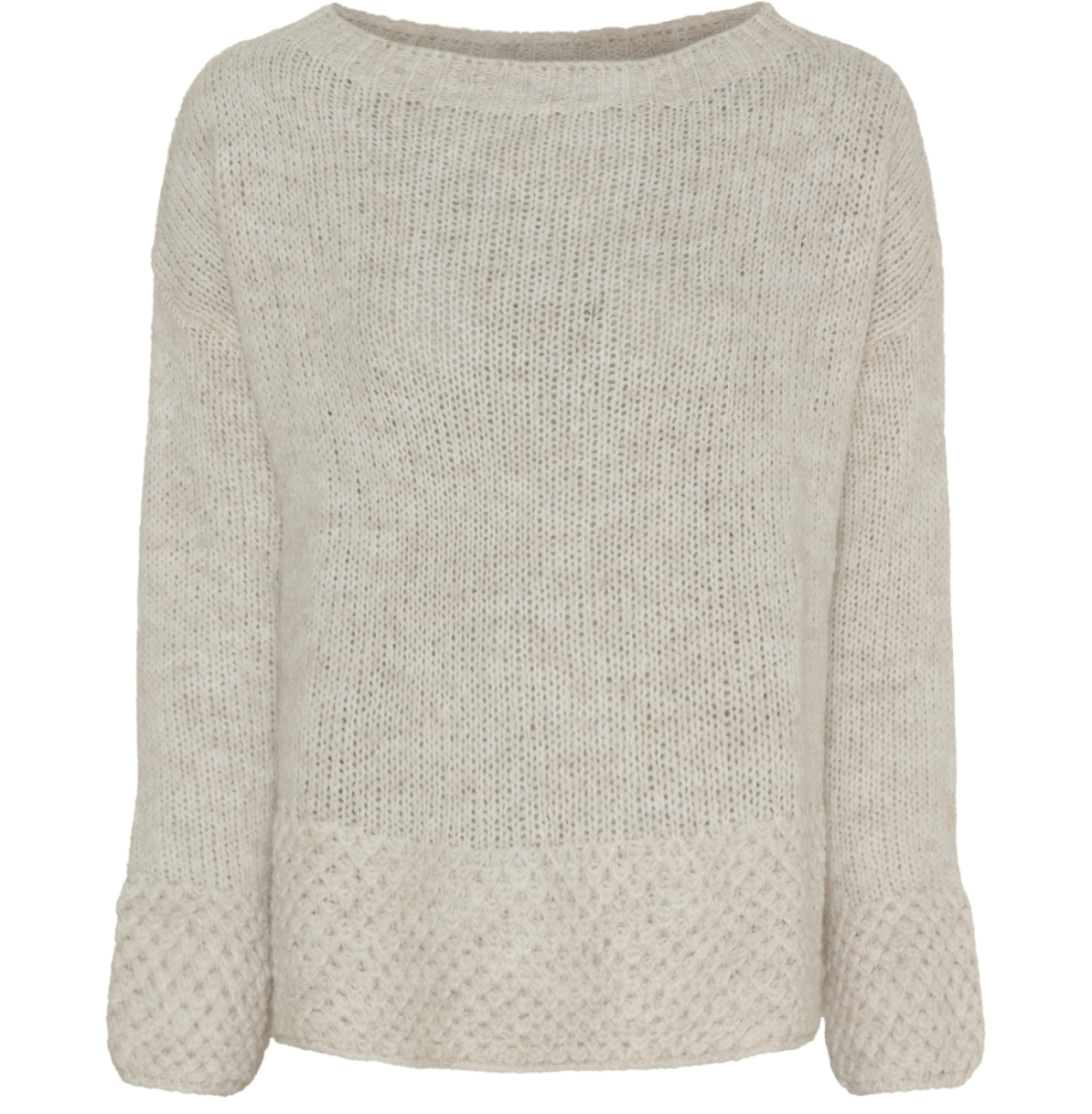 Strick Celeste Creme