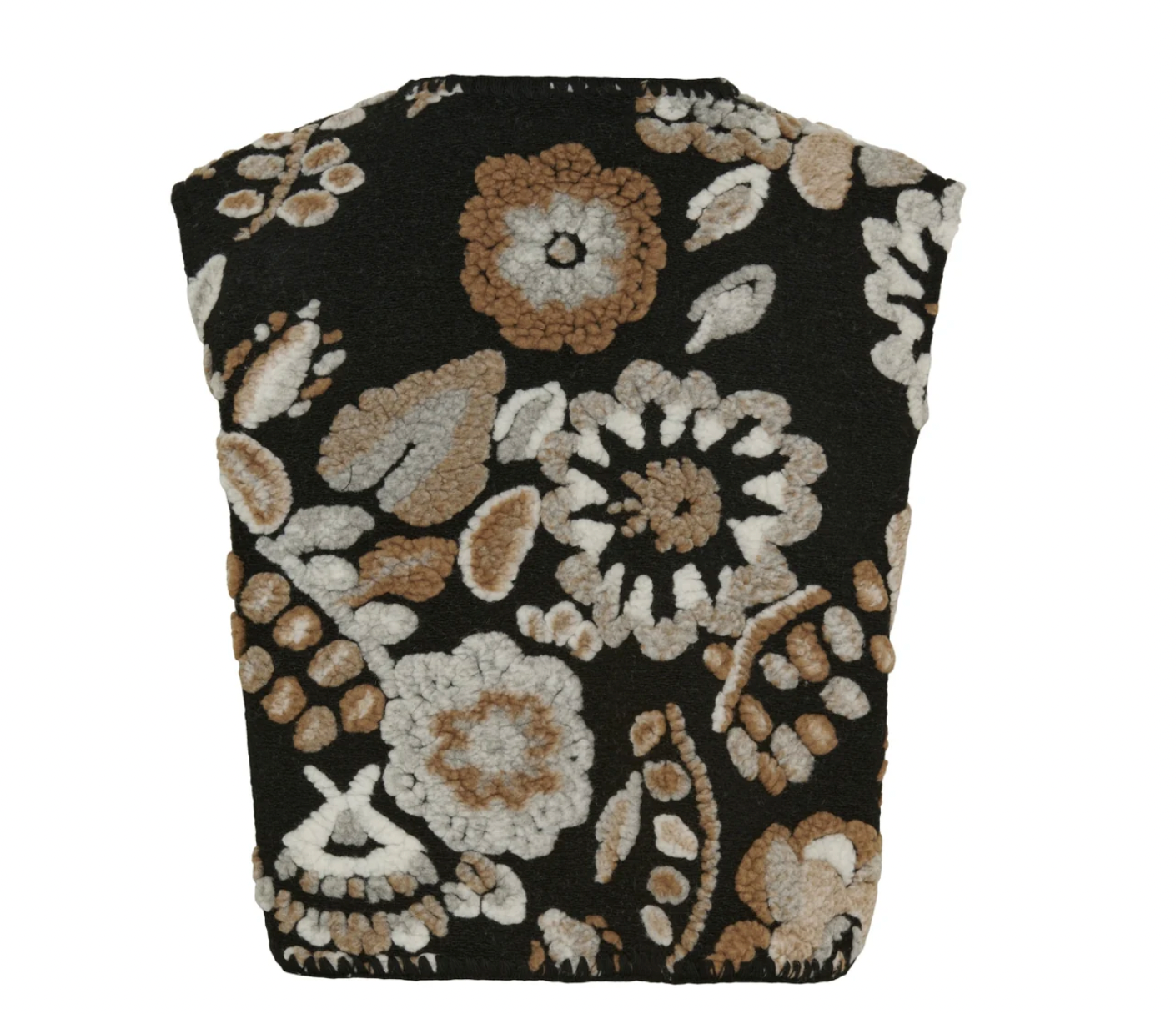 Weste Beige Flower