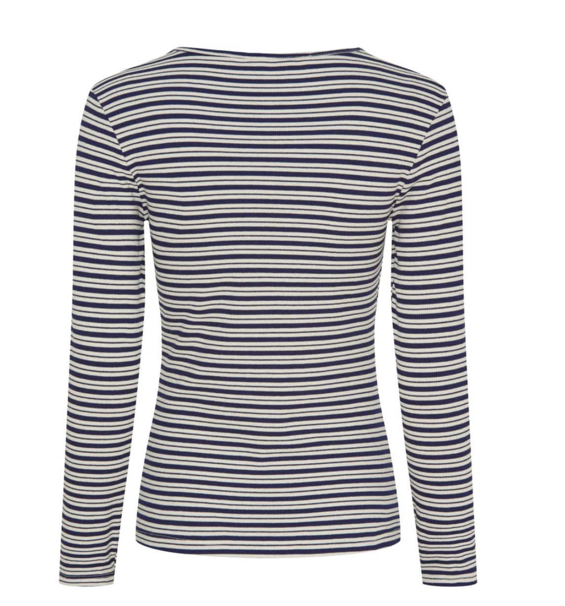 Bluse Christel gestreift - Navy / Creme