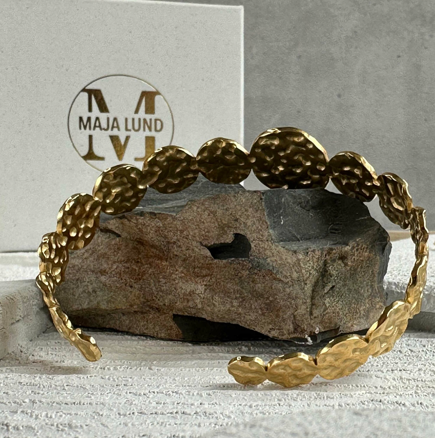 Armreif Alma vergoldet