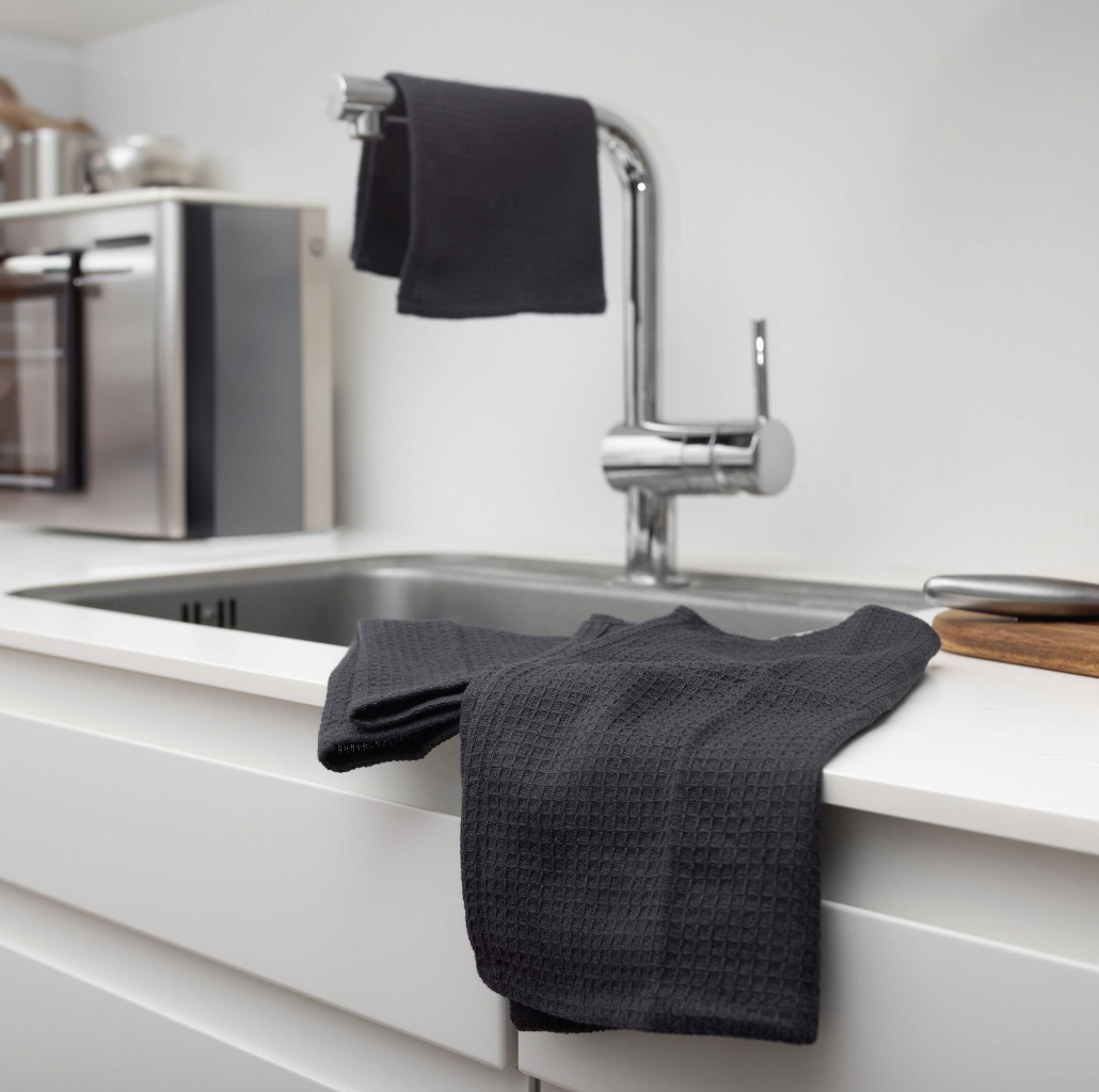 Spültuch 3er-Set - Gewaffelt Stone grey