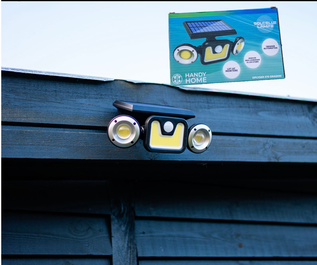 270° aufgehängte Solarlampe