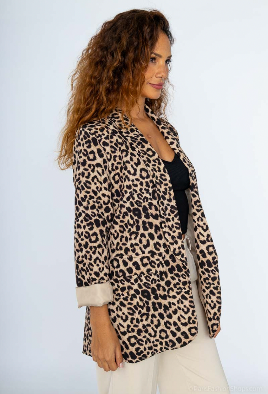 Leoparden-Blazer