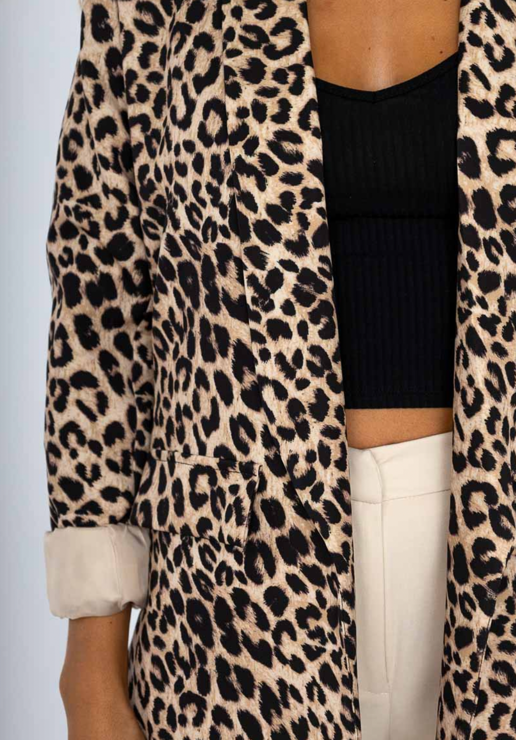 Leoparden-Blazer