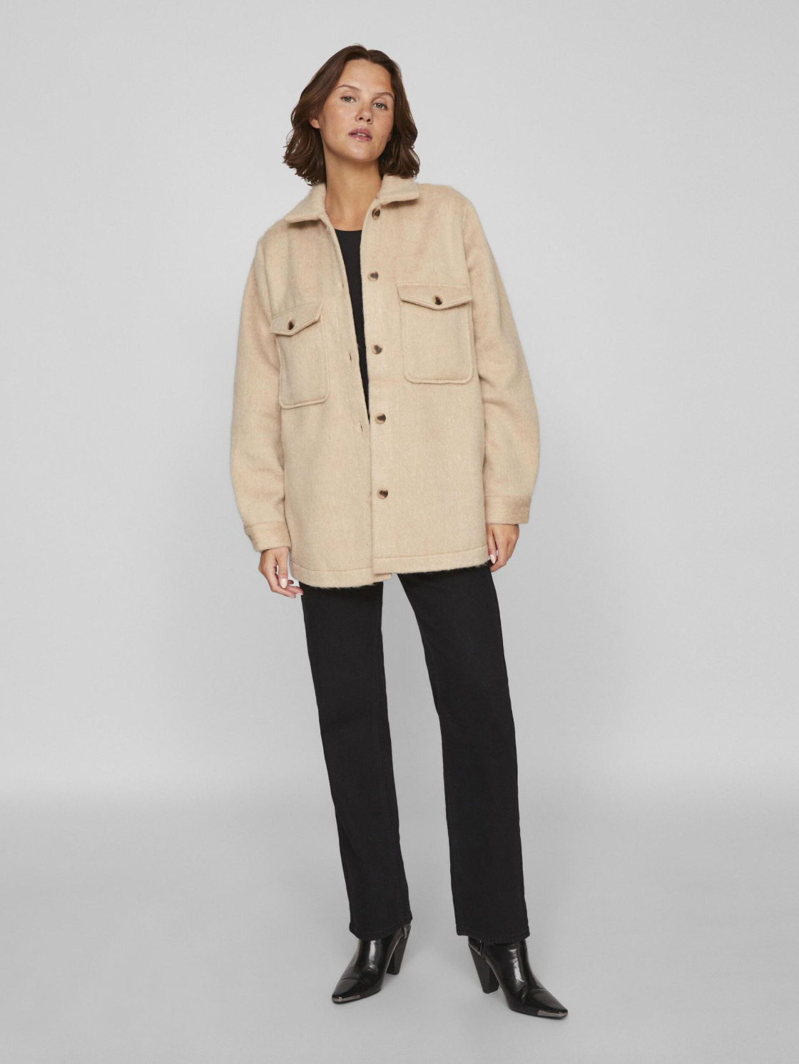 Jacke / Hemd - Beige