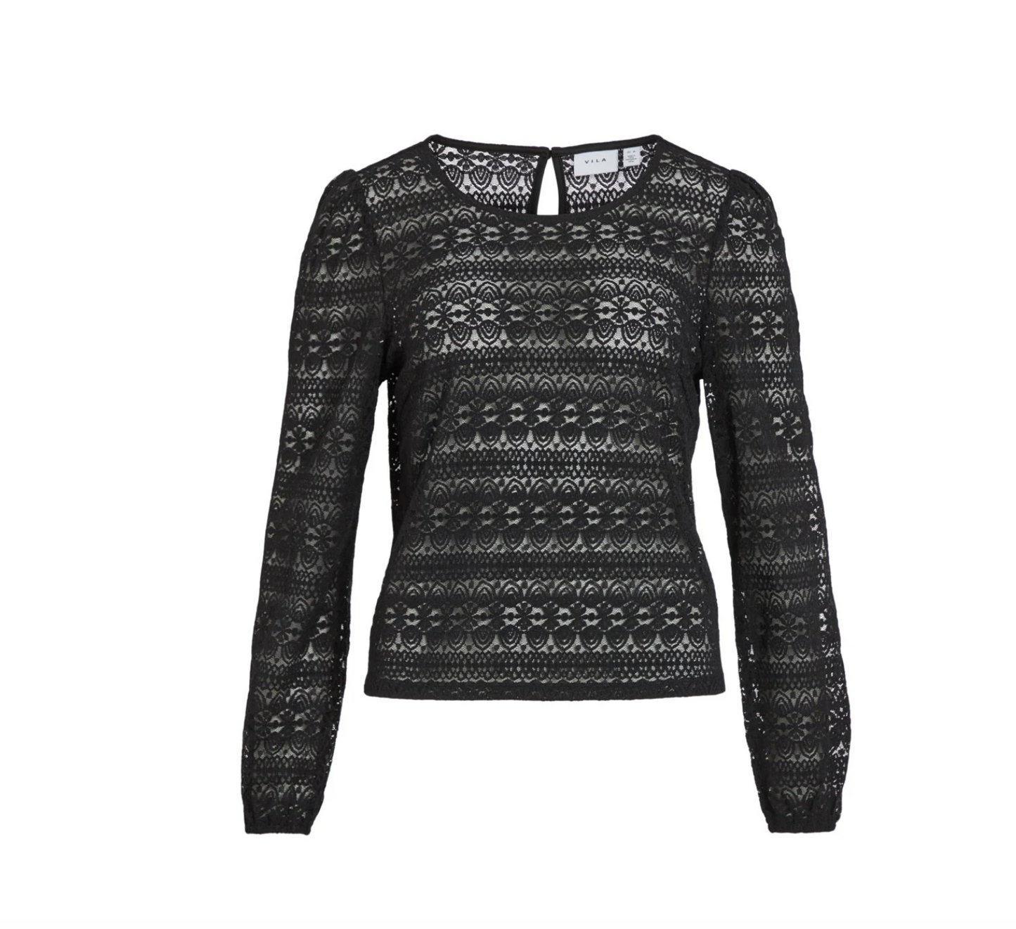 Bluse mit Spitze - Chikka Black