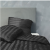 Bambus-Satin-Bettwäsche, koksgrau, 140x200 - 63x60