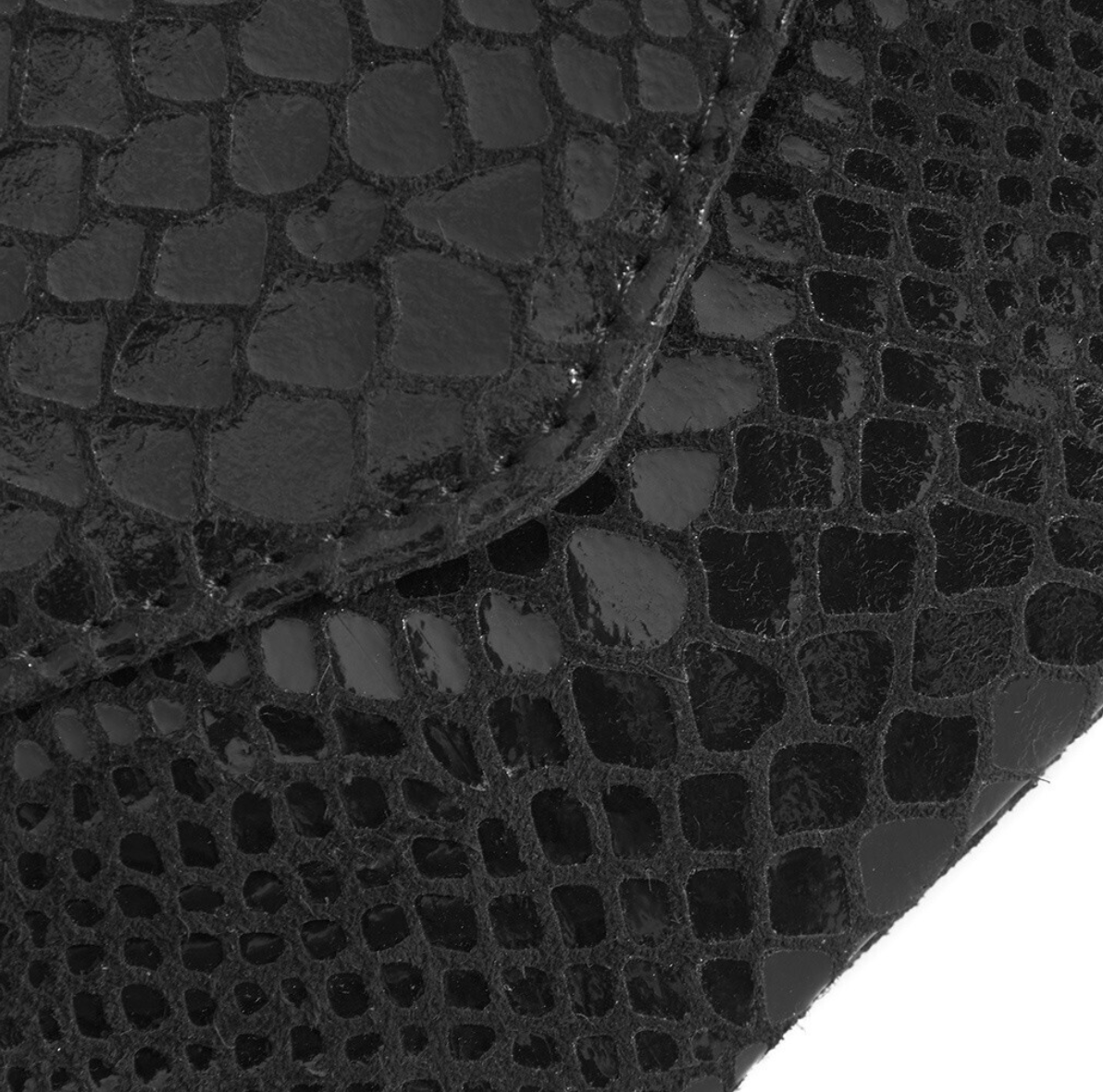 Geldbörse Aura Black Croco