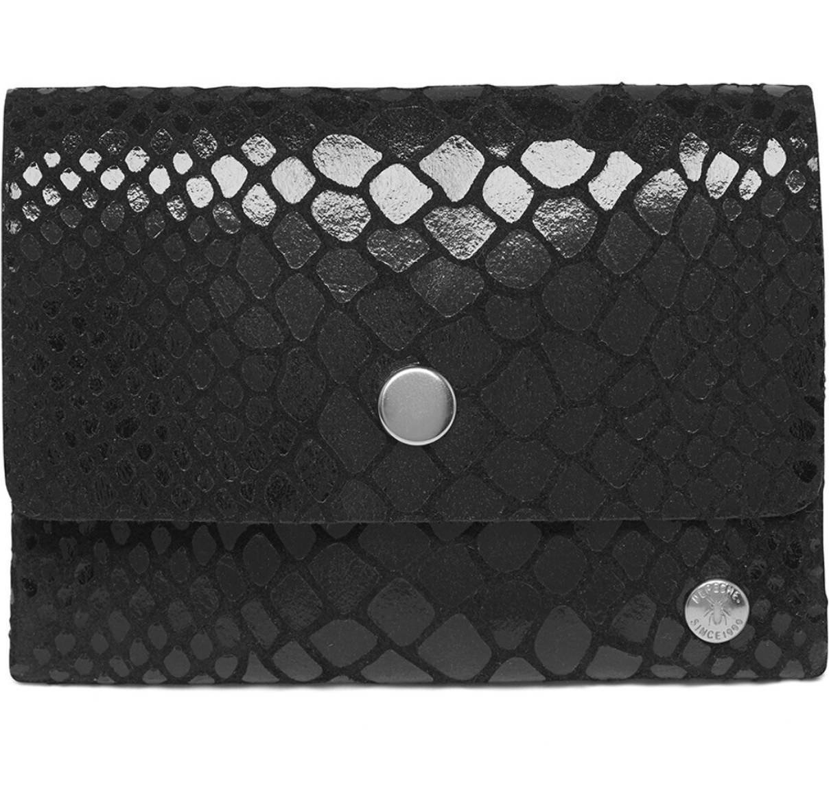 Portemonnaie Aura Small - Black croco