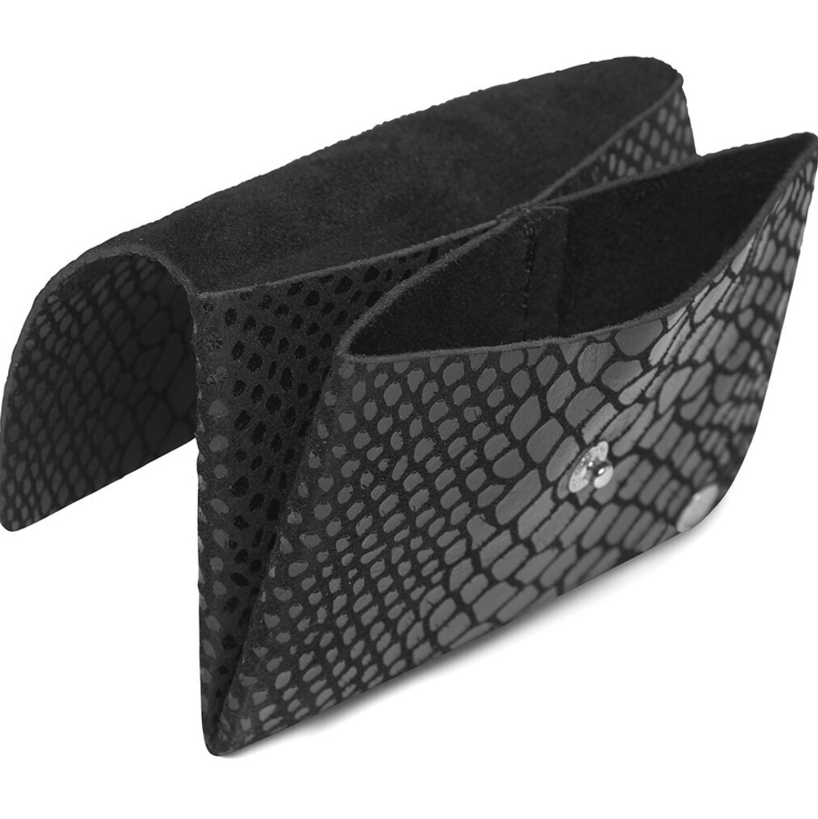Portemonnaie Aura Small - Black croco