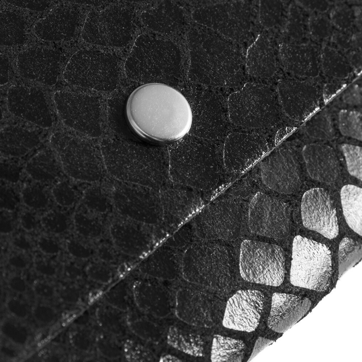 Portemonnaie Aura Small - Black croco