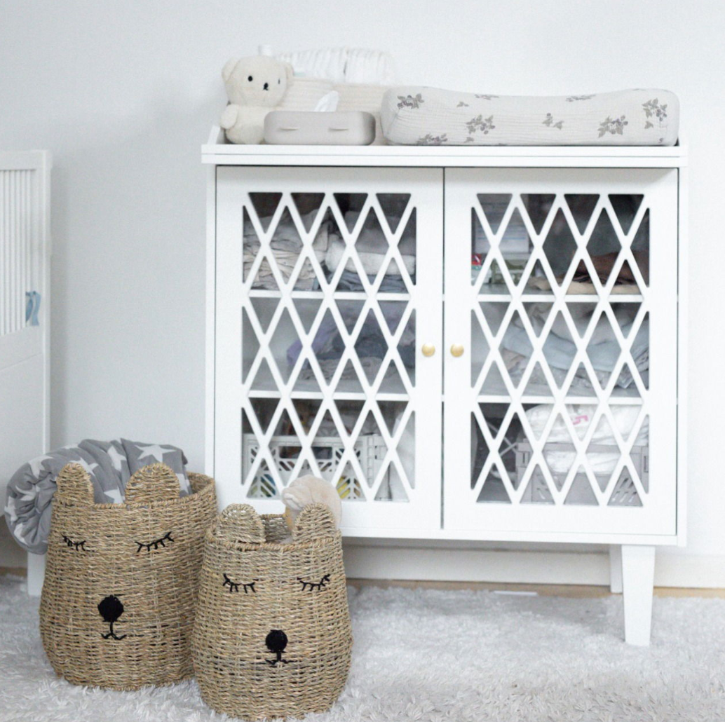 Set mit 2 Teddy-Körben