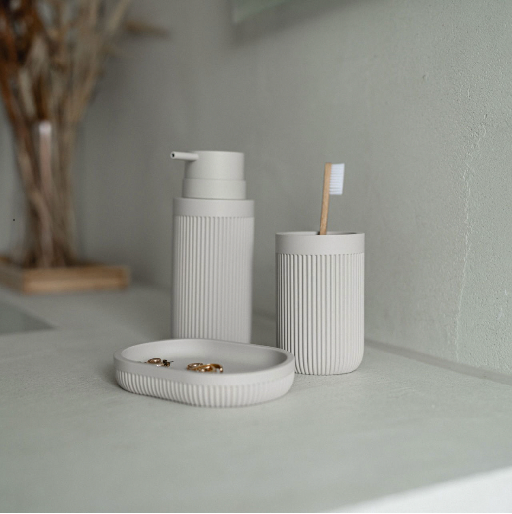 Badezimmer-Set, 3 Teile